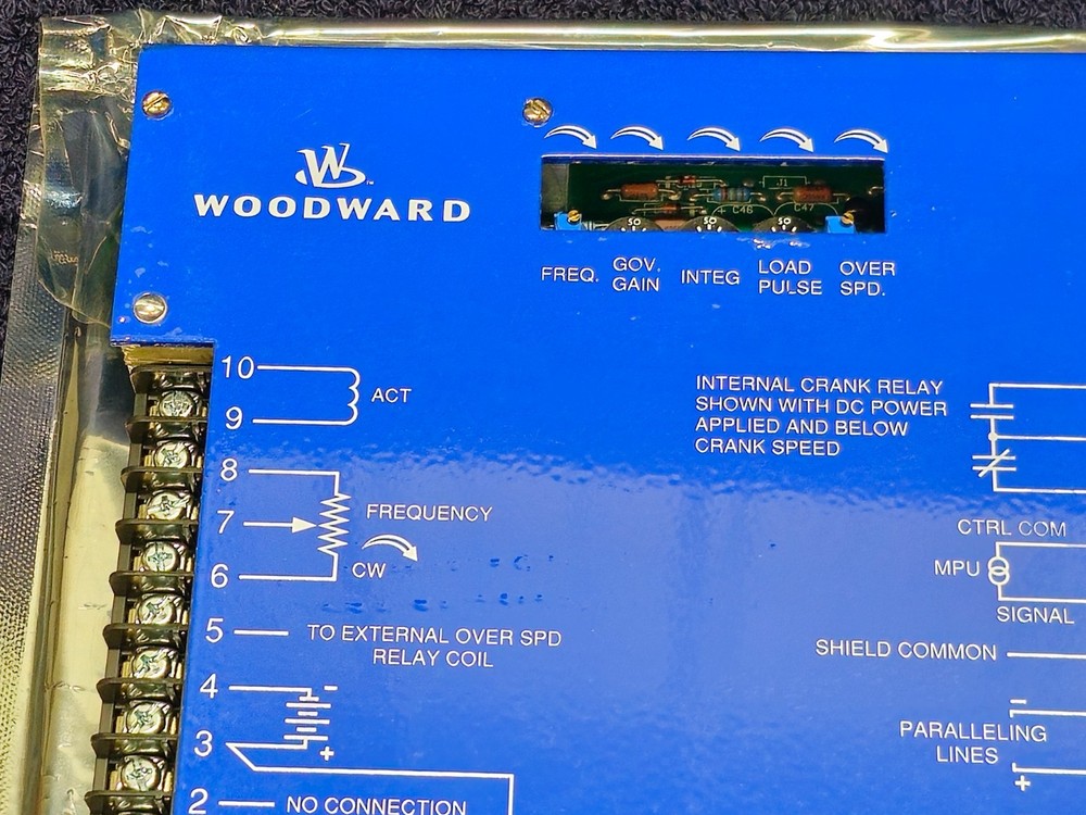 Woodward 8270-1002 Diesel Engine Governor Speed Control Controller Dyna 10502