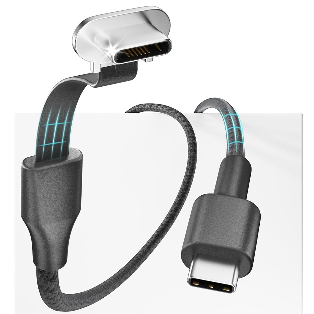 USB C to C Cable, 60W 3.3ft Flat C Charging Right Angle
