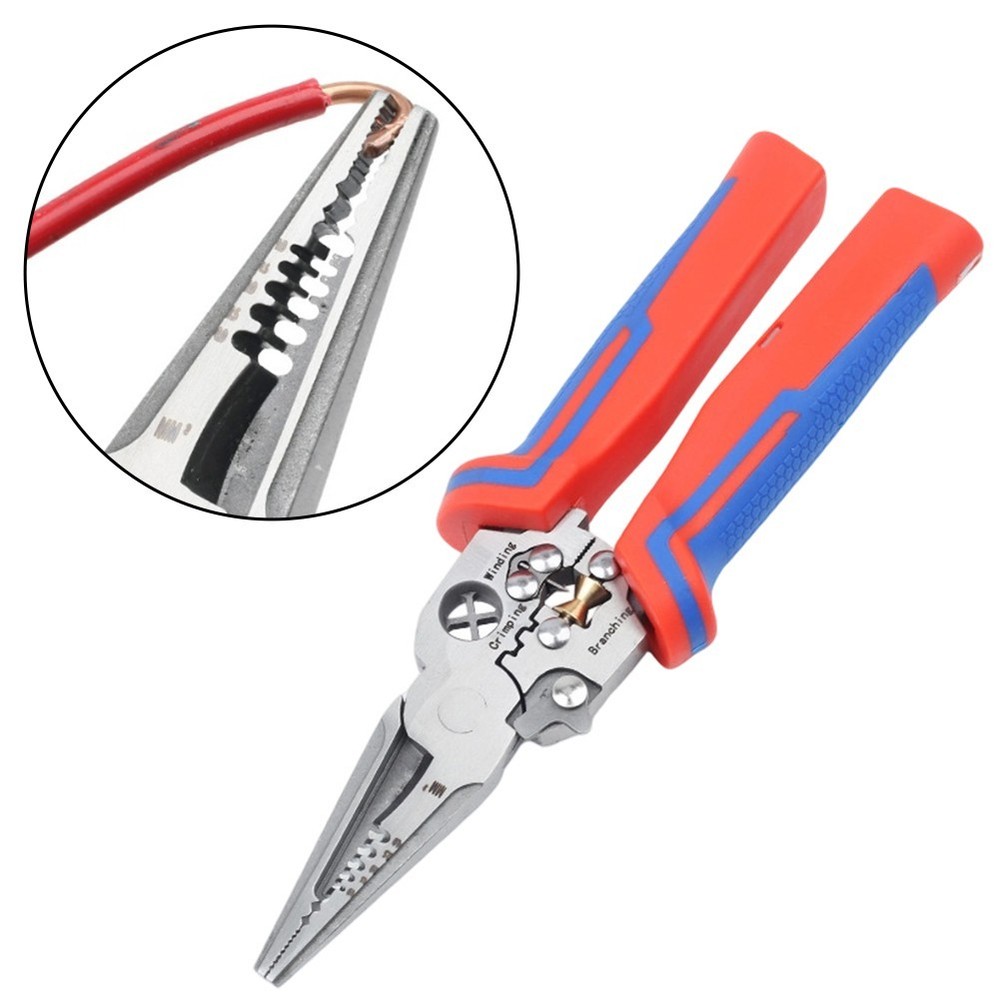 Multi Functional Wire Stripping and Electrical Testing Tool for Industrial Use