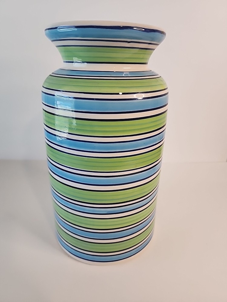 Artisan Hand Painted Ceramic Vase