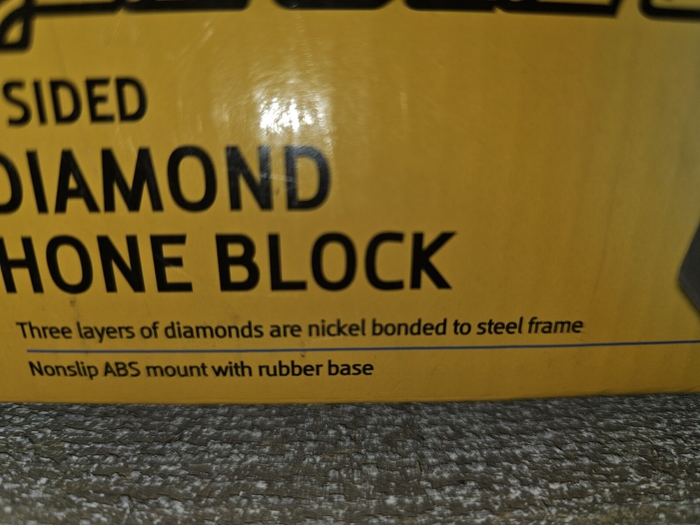 Diamond Life Hone Knife - Blade Sharpener 4-Side Nickel Bonded