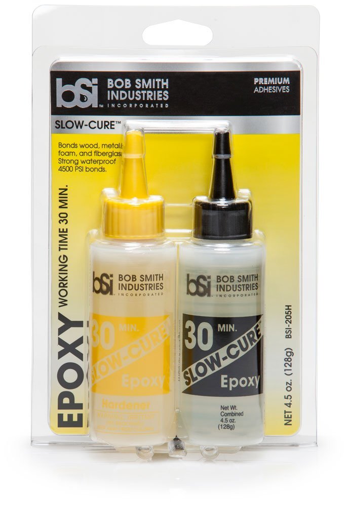 Bob Smith Slow-Cure 30 Minute Epoxy 4.5oz Set