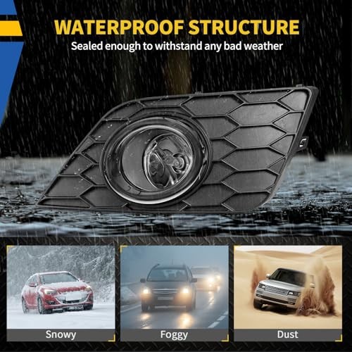 Fog Light Compatible with 2016-2019 Sentra, Fog Lamp Assemblies Replacement