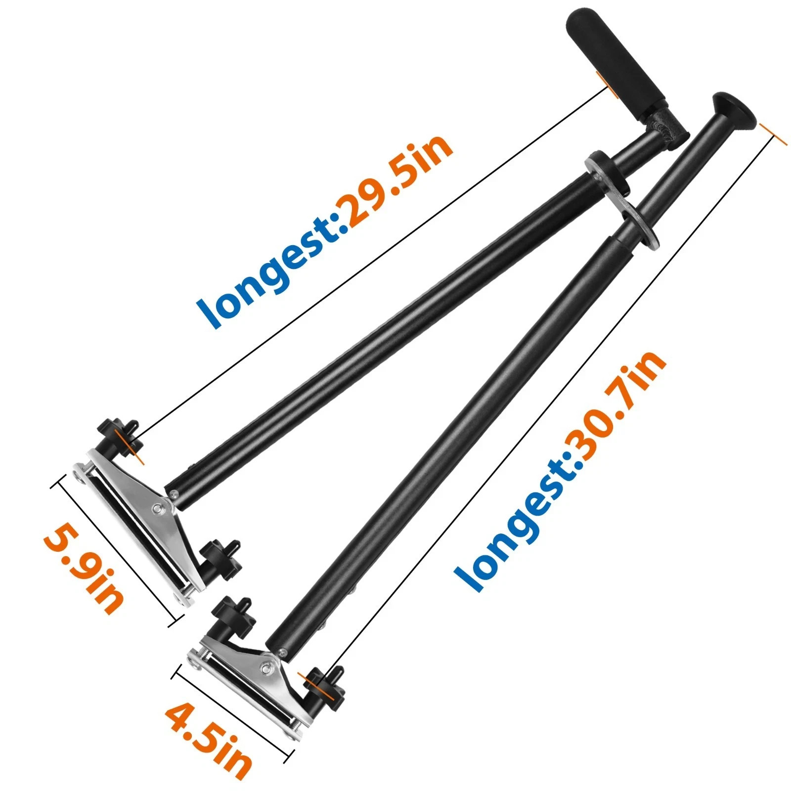 Handicap Driving Hand Controls Universal Portable for Disabled Drivers Black