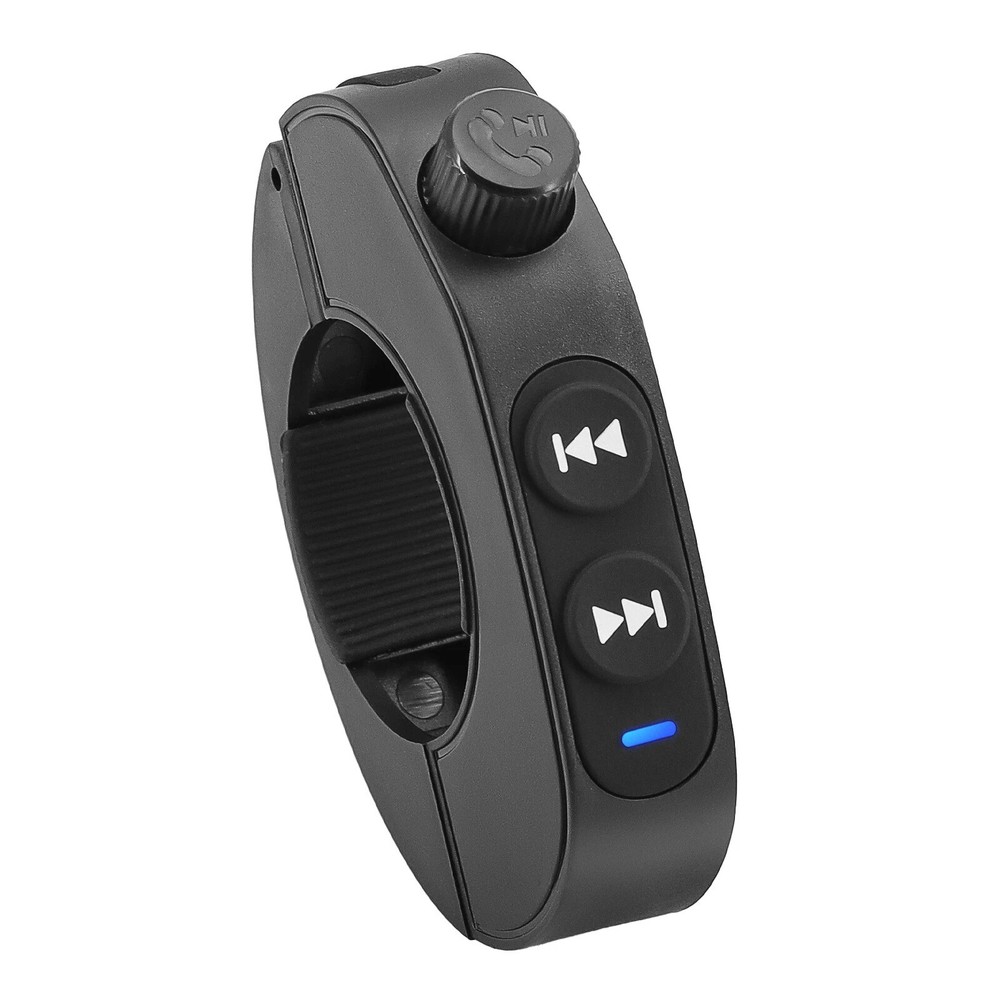 For Motorcycle Handlebar Wireless Bluetooth Media Remote Control Button Black