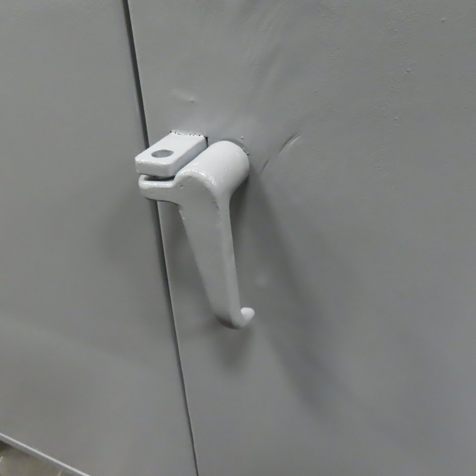 Durham 60" x 24" x 60" Steel Job Site Industrial Storage Cabinet 3 Fixed Shelf