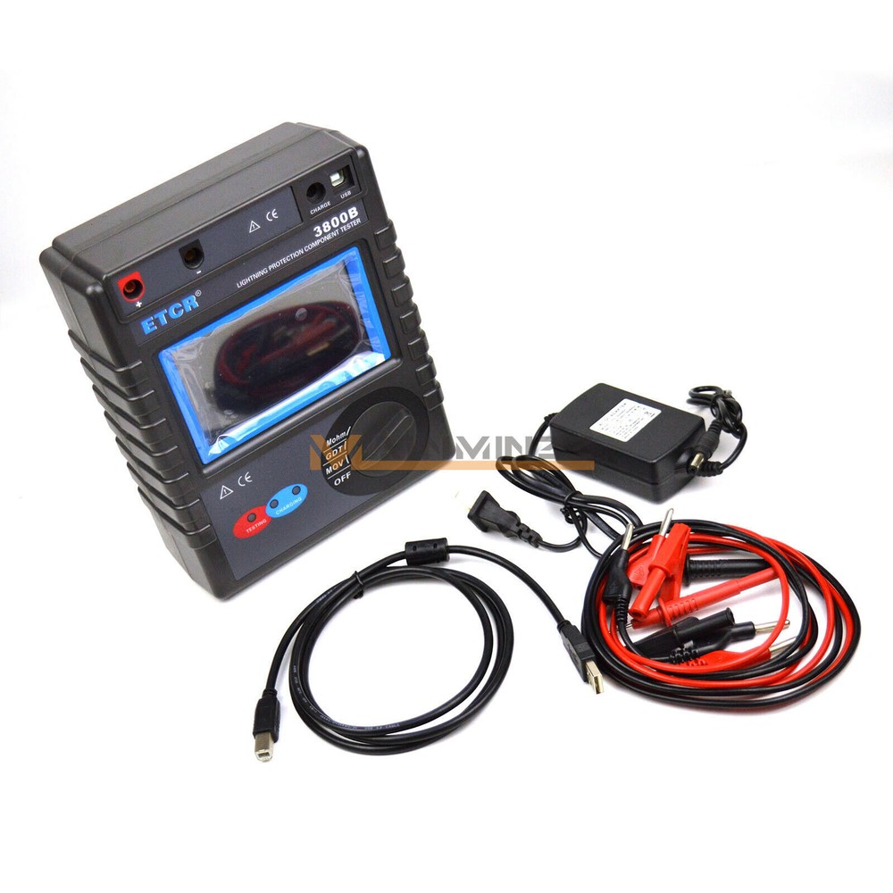 ONE ETCR3800B Lightning Protection Component Tester Touch Color Screen