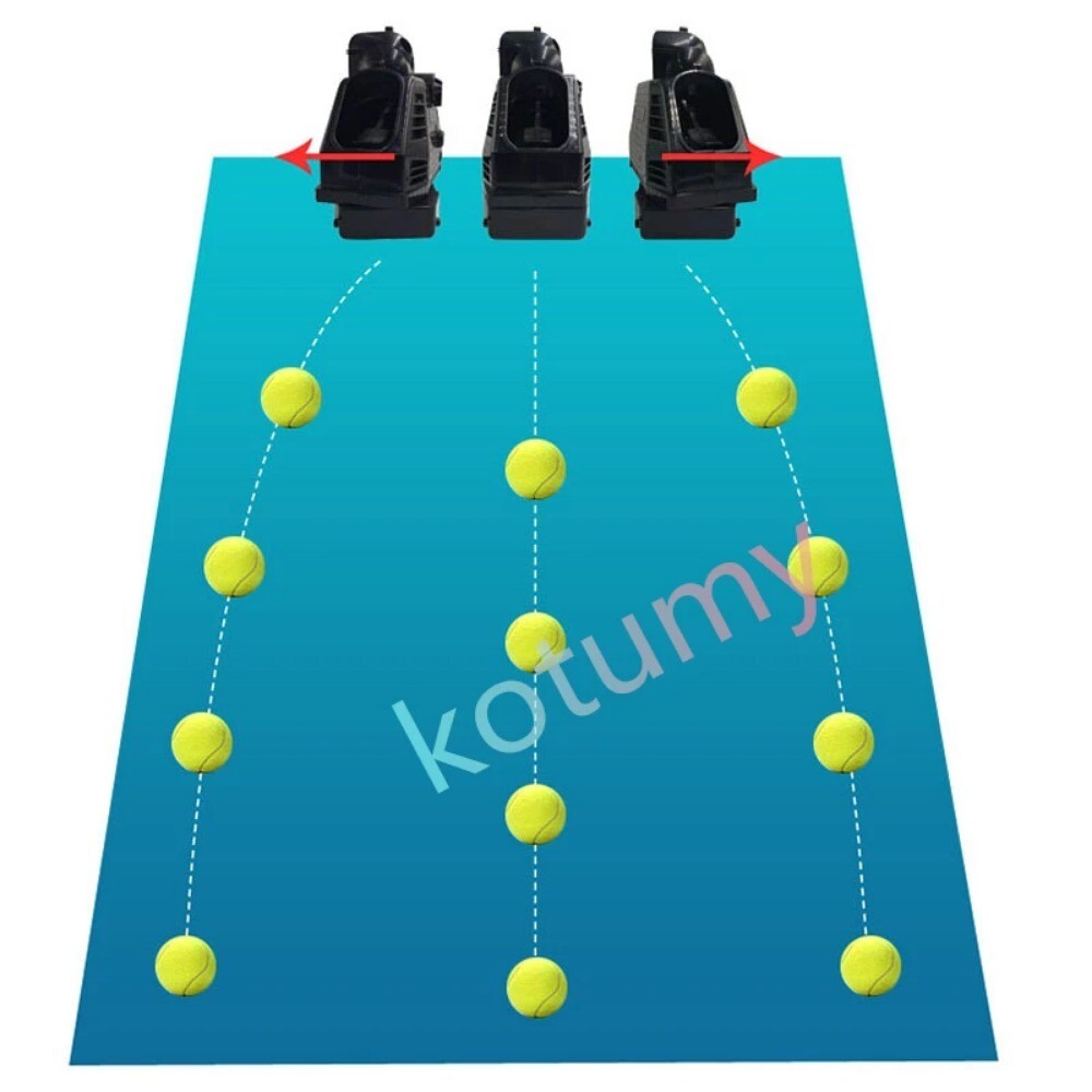 Tennis Serve Machine Practice Toss Machine Portable Auxiliary Trainer