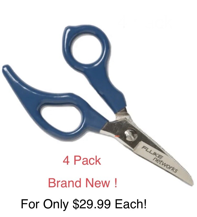 Fluke Networks - 44300000 D-Snip Cable Scissors Original Version - 4 Pack