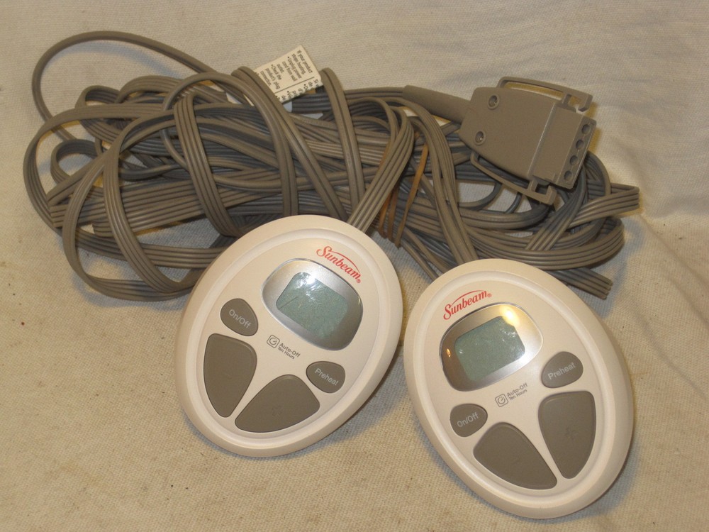 Sunbeam V70-CC7D control E23623 electric blanket dual controller time O85KQ