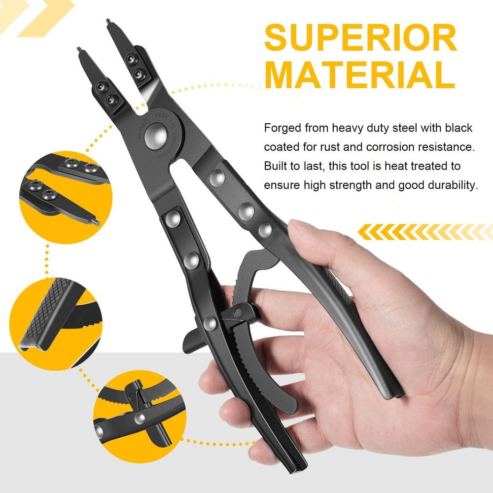 Spindle Large Snap Ring/ Retaining Ring Pliers for Ford Super Duty #38700