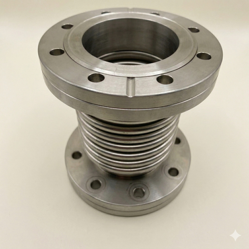 MDC | 4.5" CF FLEXIBLE COUPLING | 5.75" OAL BELLOWS | CONFLAT | DN63CF