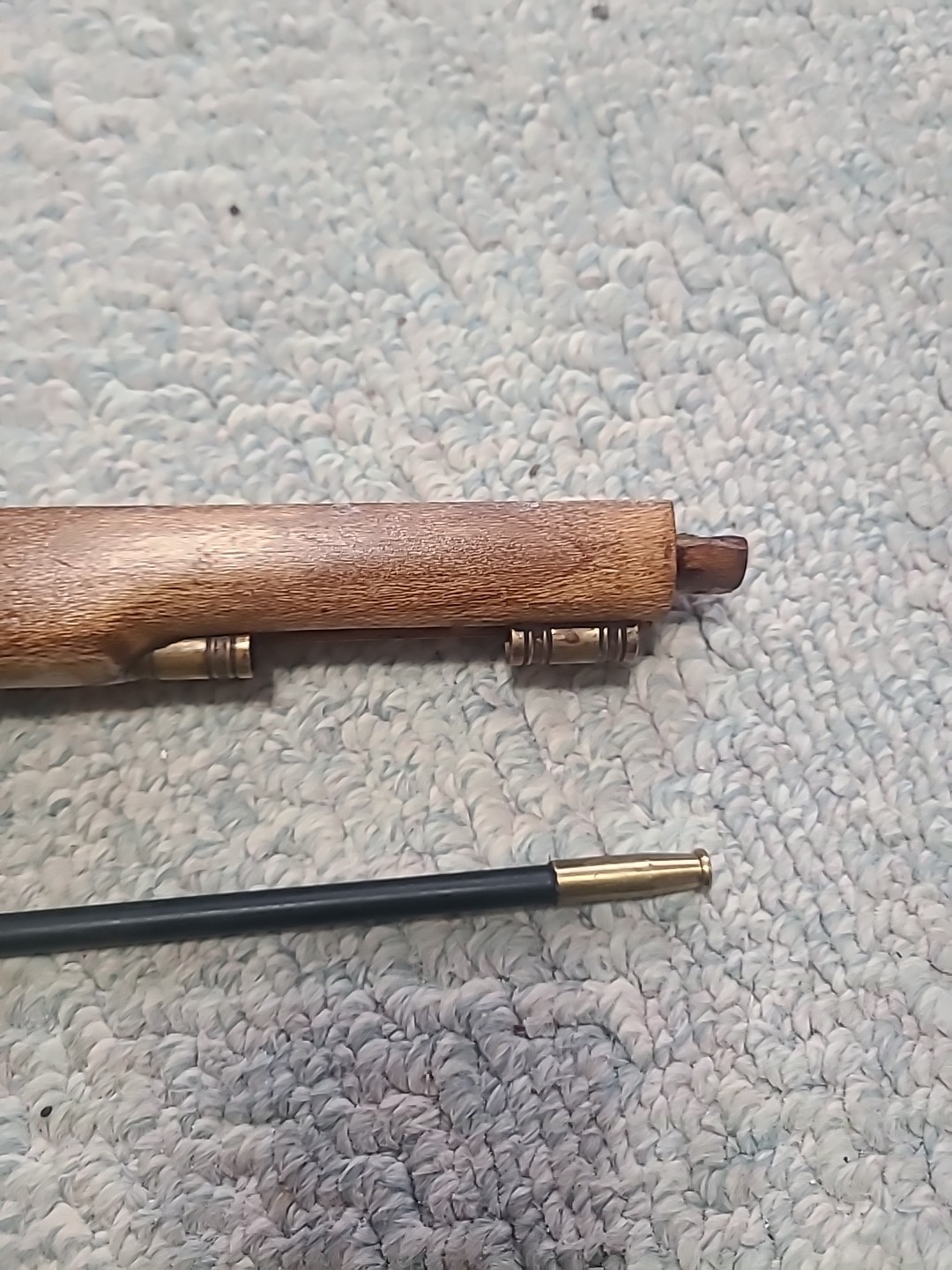 Black Powder Cva Kentucky Pistol Stock Lock Trigger Trigger Guard Thimbles