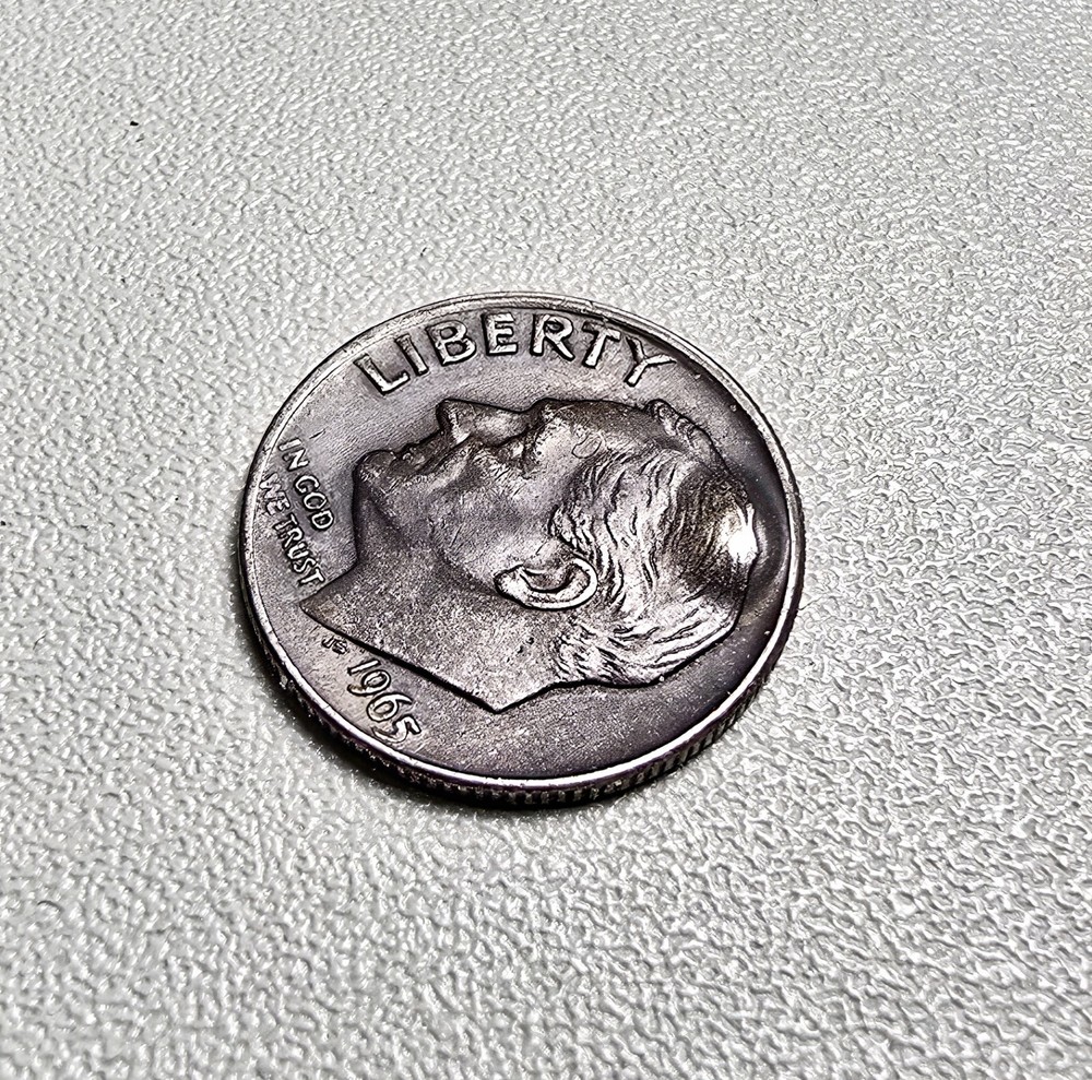 1965 Dime Error (Bump)