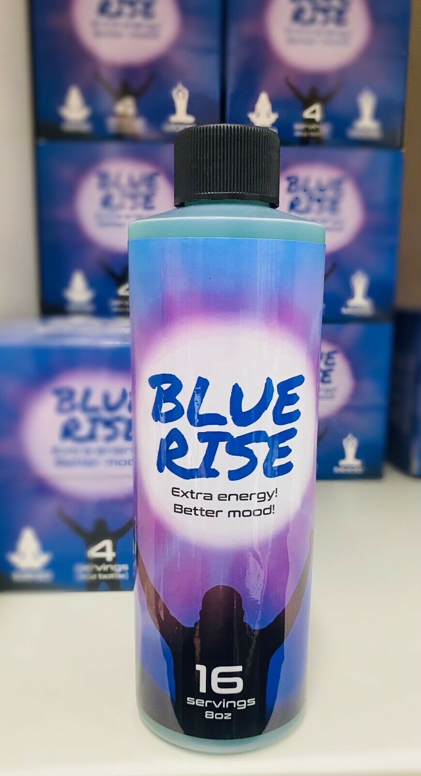 Blue Rise Energy Similar to RedDawn Energy 8oz bottle 3 Bottles
