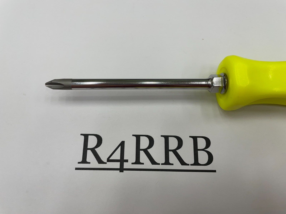 Snap-on Tools NEW 2pc HIVIZ Hard Handle Flat Phillips Head Screwdriver Set