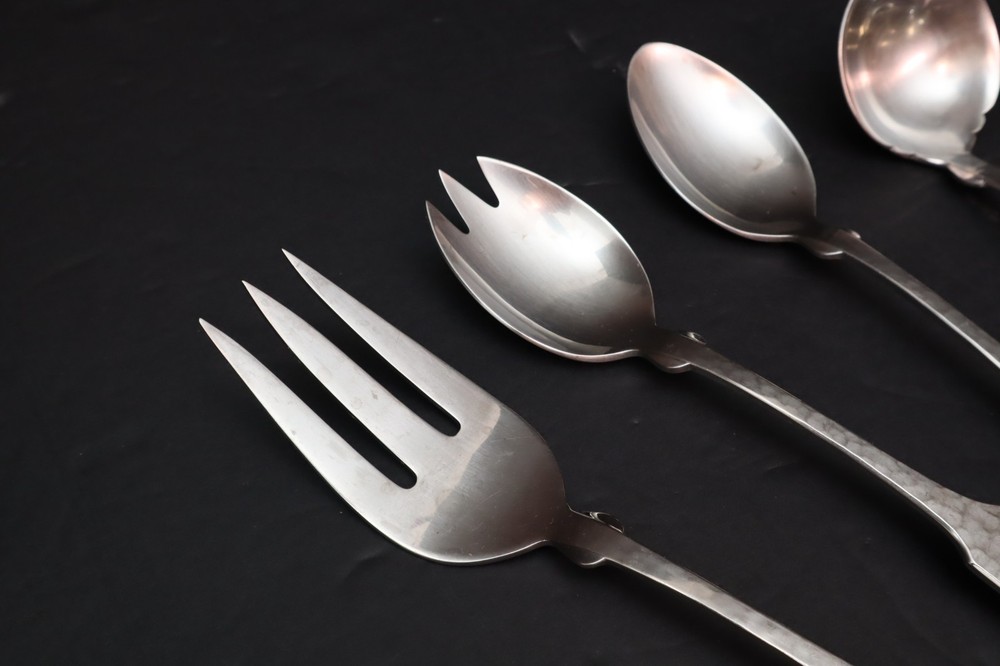 TOWLE HAMMERSMITH Germany 6 Pc. Stainless Flatware Lot Serving Utensils