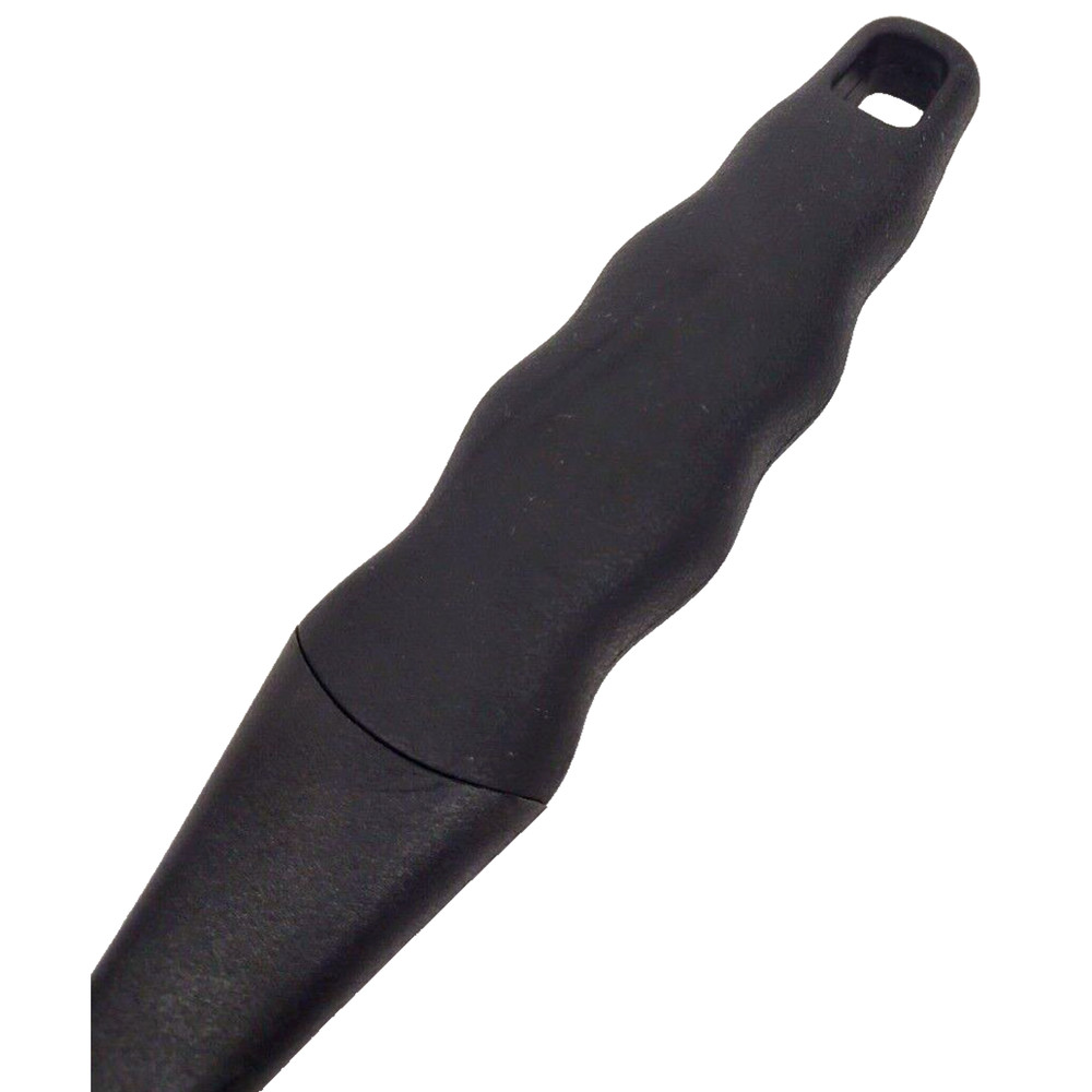 Farberware Black Solid Nylon Spoon Ladle Soft Grip 14" Long