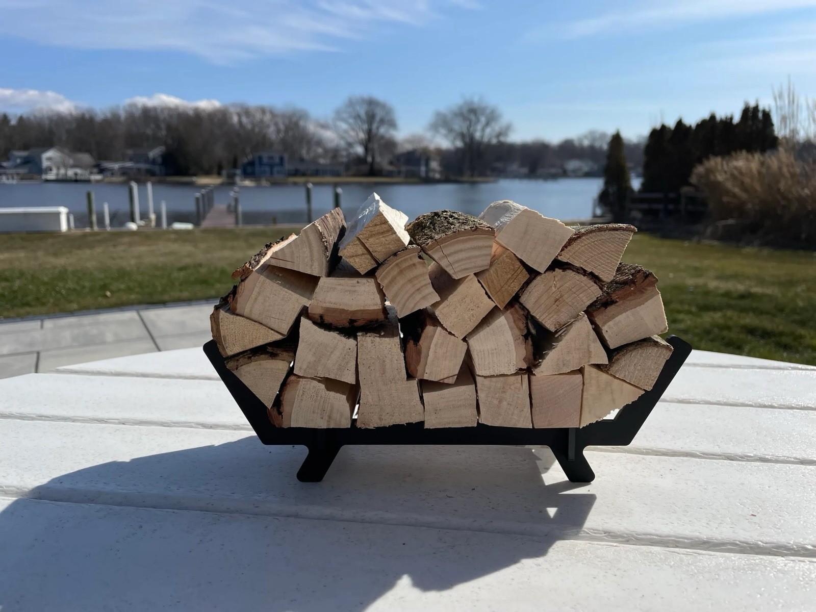 Mini Premium Oak Firewood - 15 Lbs - Kiln Dried - 5" long. - FREE SHIPPING