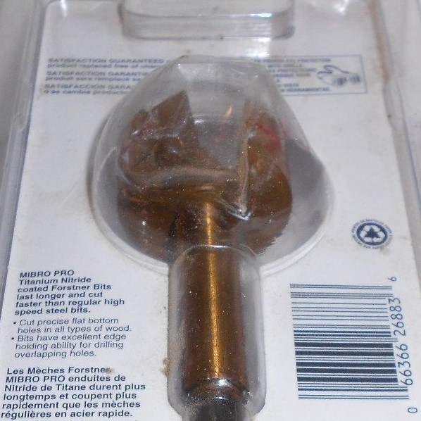 1 3/8 inch Mibro Pro Titanium Forstner Bit