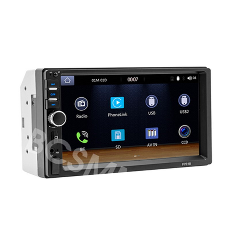 Car Stereo Radio 2DIN MP5 Player Touch Screen For Wired Carplay Android Auto