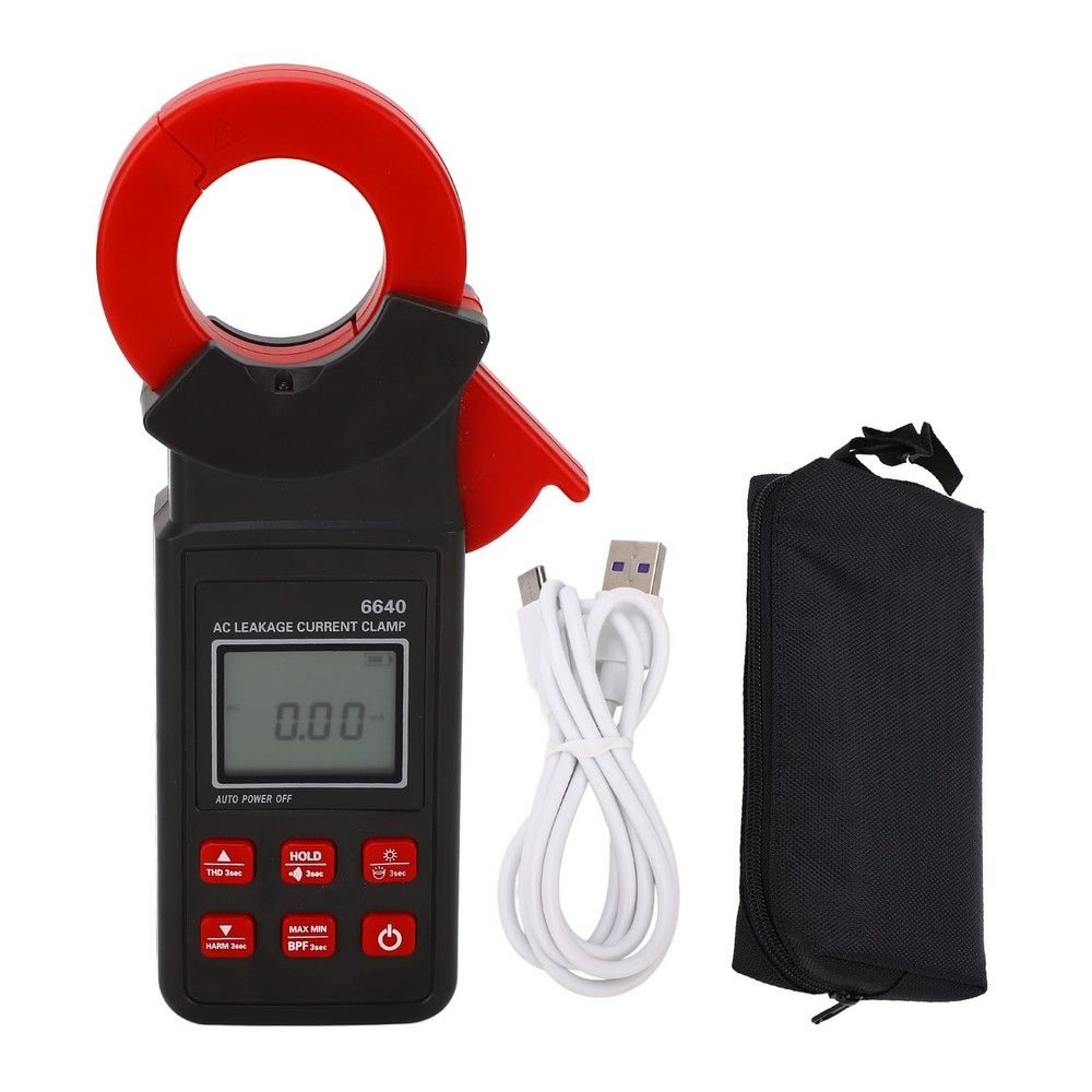 Clamp Current Meter Multifunction High Accuracy AC Leakage Current Clamp Tester