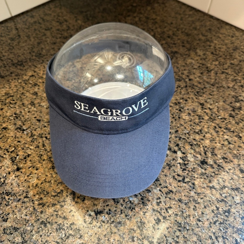 Seagrove Beach Visor Embroidered Hat Cap Adjustable Golf Vacation