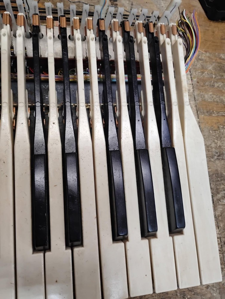 Vintage Organ Keys 44 Note 3.5 Octave Set! MAKE OFFER!
