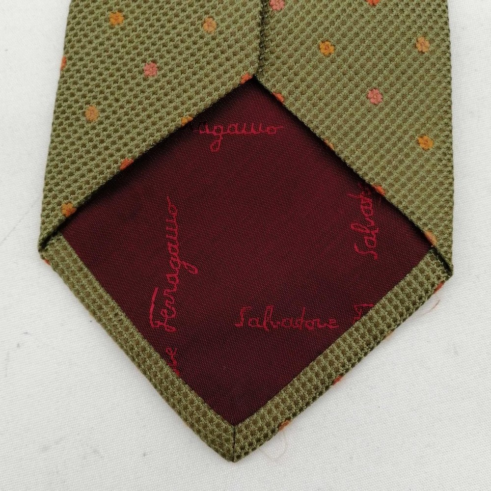 Salvatore Ferragamo Floral Dot Tie