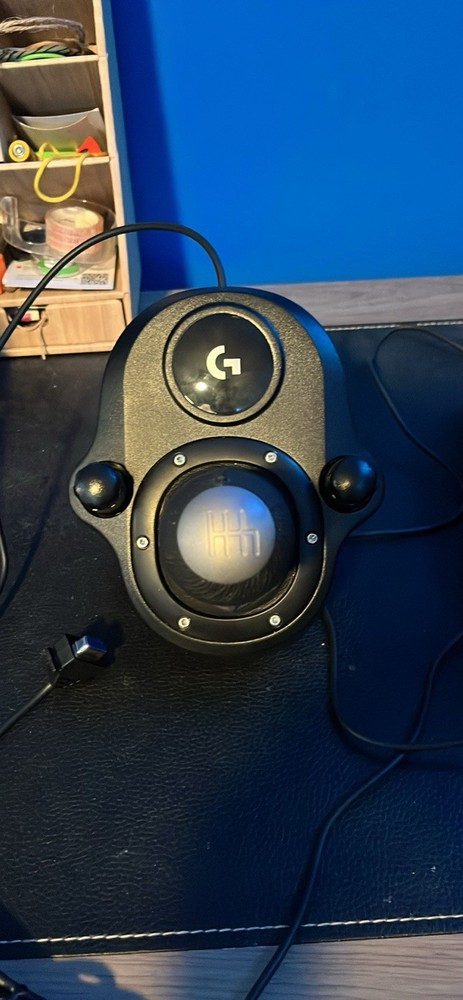 Logitech Steering Wheel, Pedals, Shifter & Power Adapter Bundle