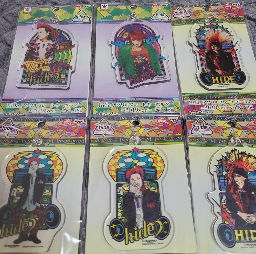 [ and unopened] hide X JAPAN keychain set