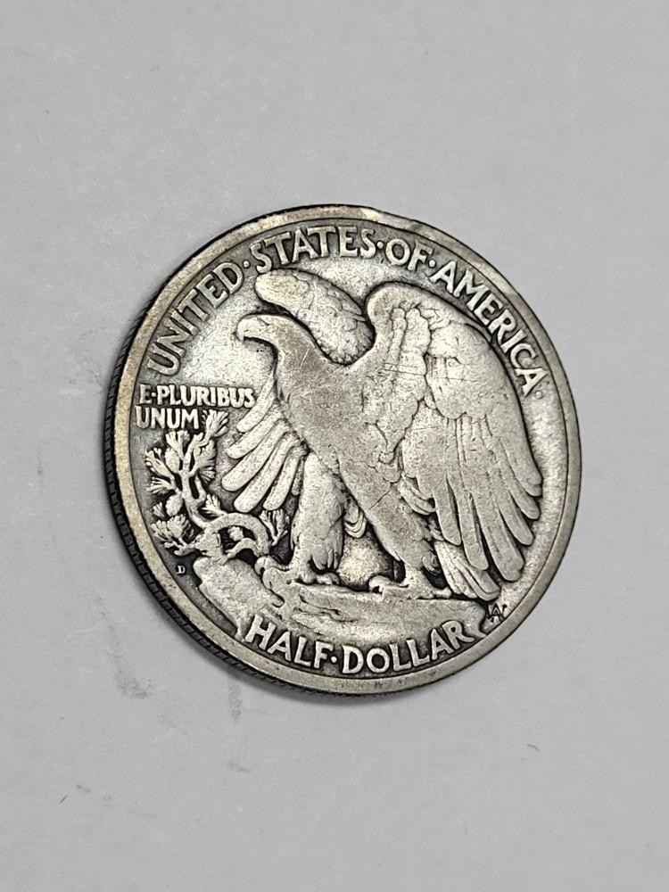 1929 D Walking Liberty Half Dollar