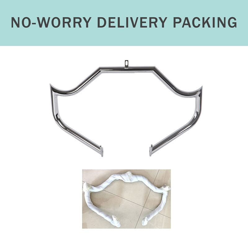 Fat 1-1/2" Engine Guards, Meat-Hook Killing Looks Crash Bars for Softail