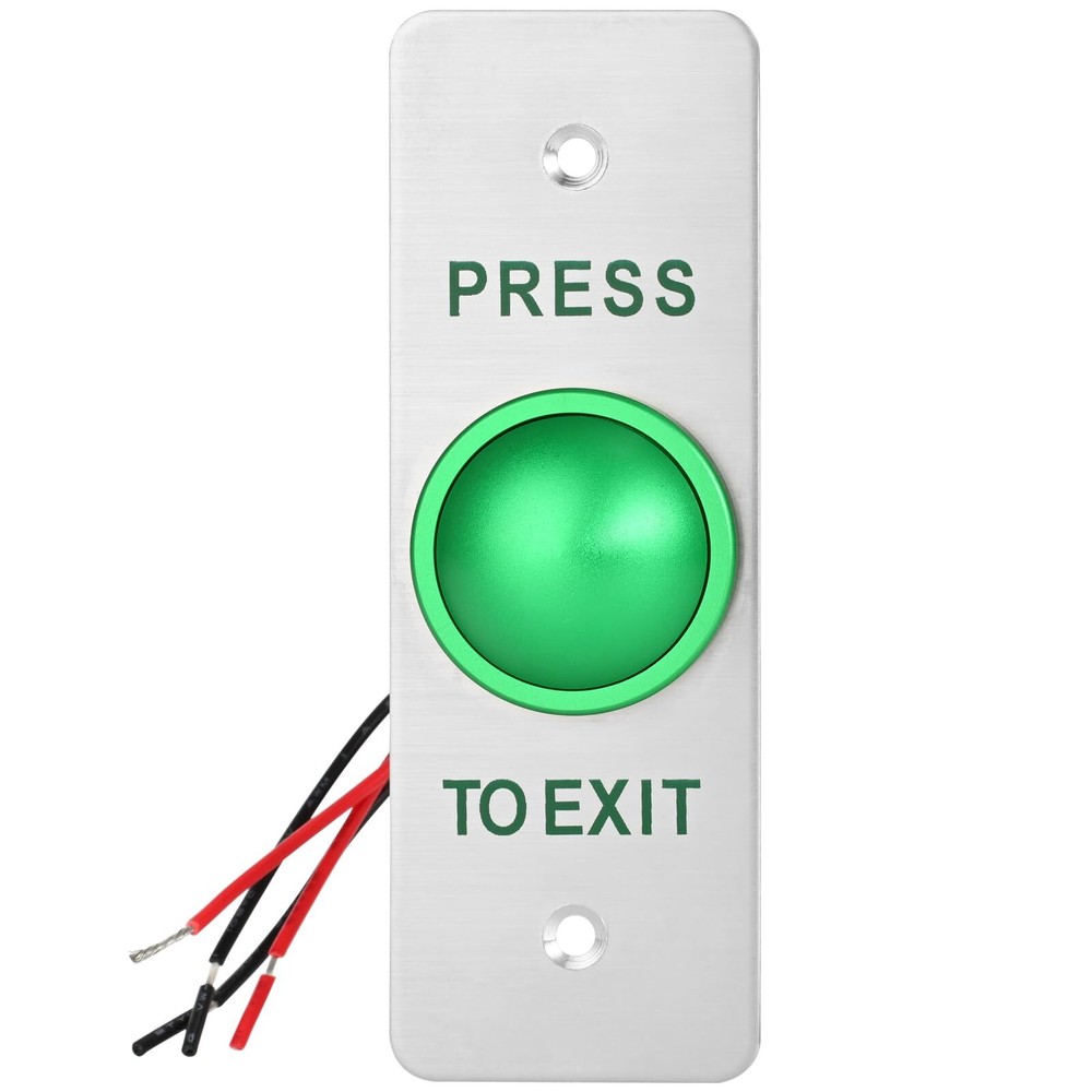 Push to Exit Button，IP68 Waterproof 304 Stainless Steel Panel Round Request t...