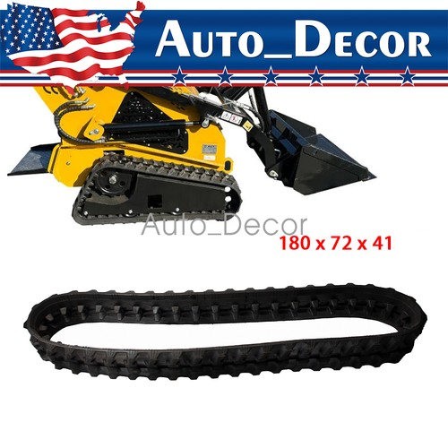 Heavy Duty Rubber Track w/ 180x72x41 Size For AGT CBT23 CRT23 Mini Skid Steers