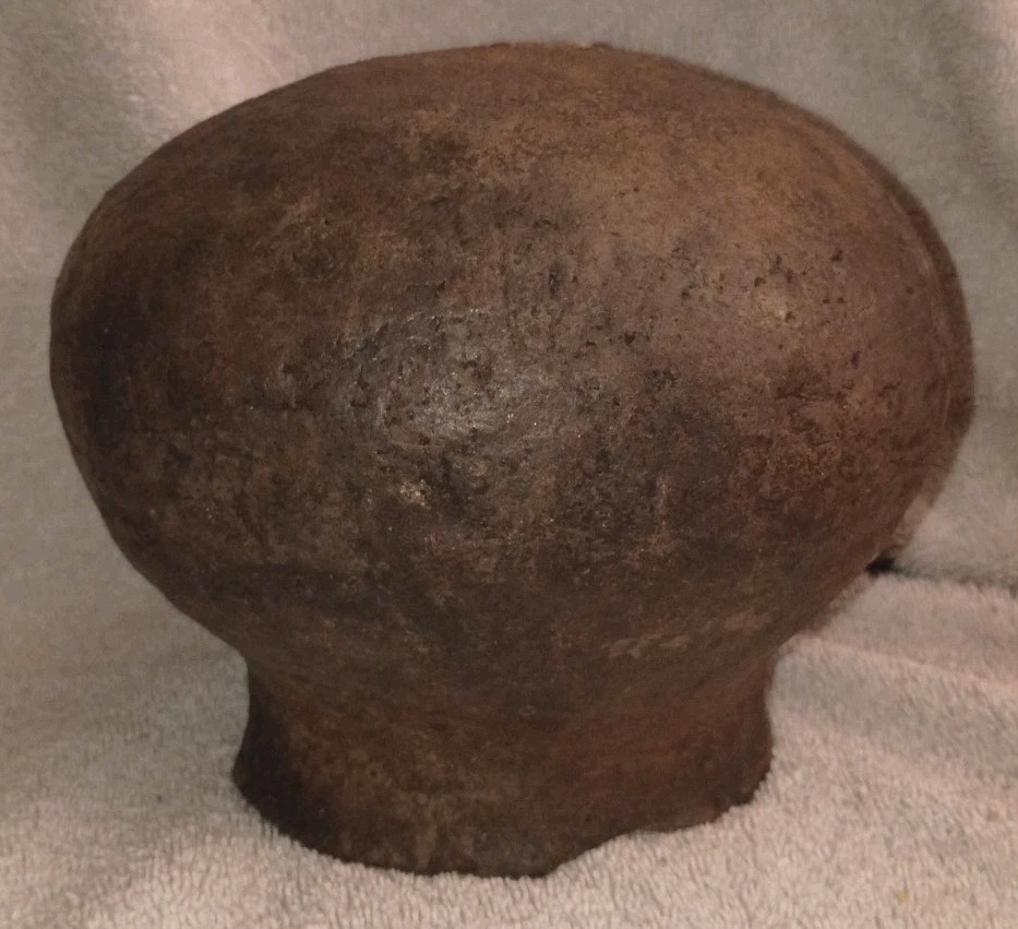 Great Antique Ancestral Pueblo Corrugated Jar Pottery Bowl