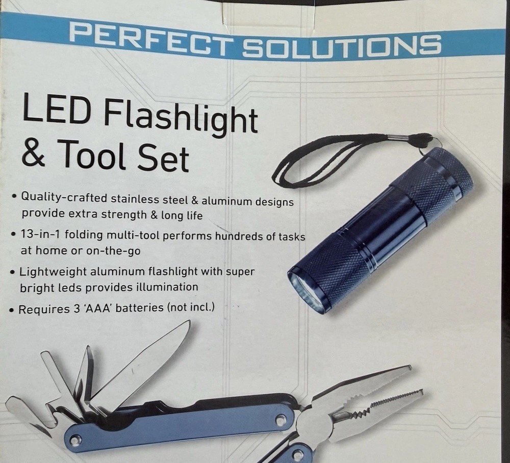 Innovative 13-1 Tool And One Piece Flash Light