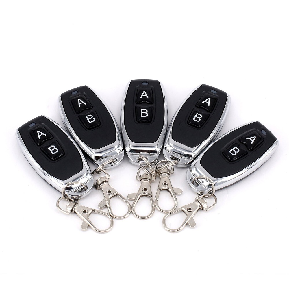 2 Channel Garage Door Remote Control Switch Relay Wireless Transmitter+Receiver