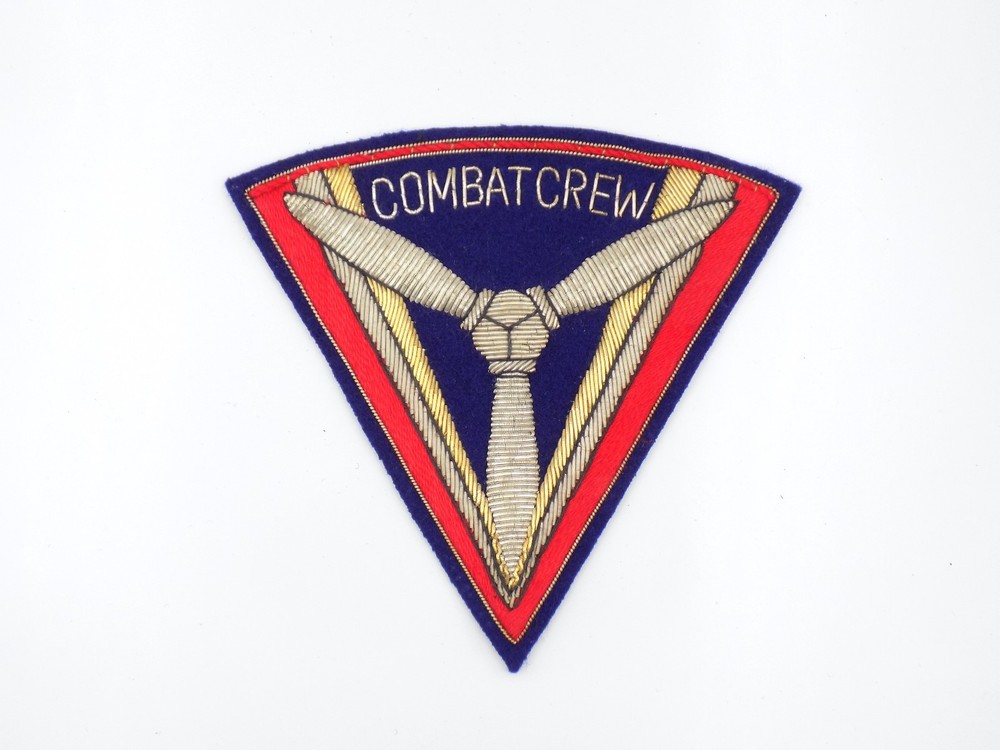 Vintage US Navy Aviation Combat Crew Bullion Patch