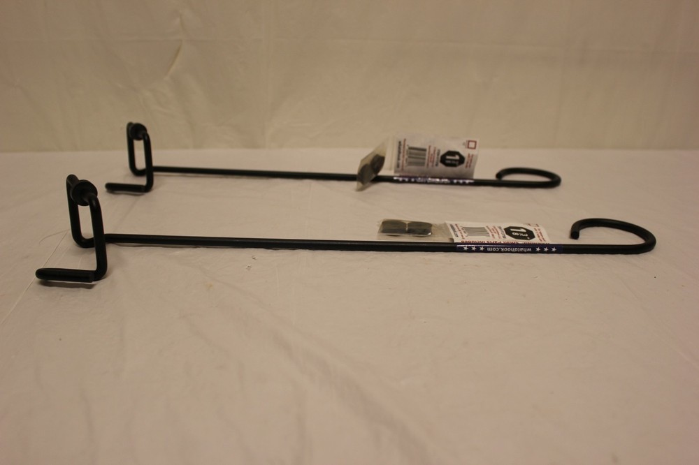 2x What D Hook 1 3/8" Deck Rail Post Garden Display Hook No Hardware Needed G2