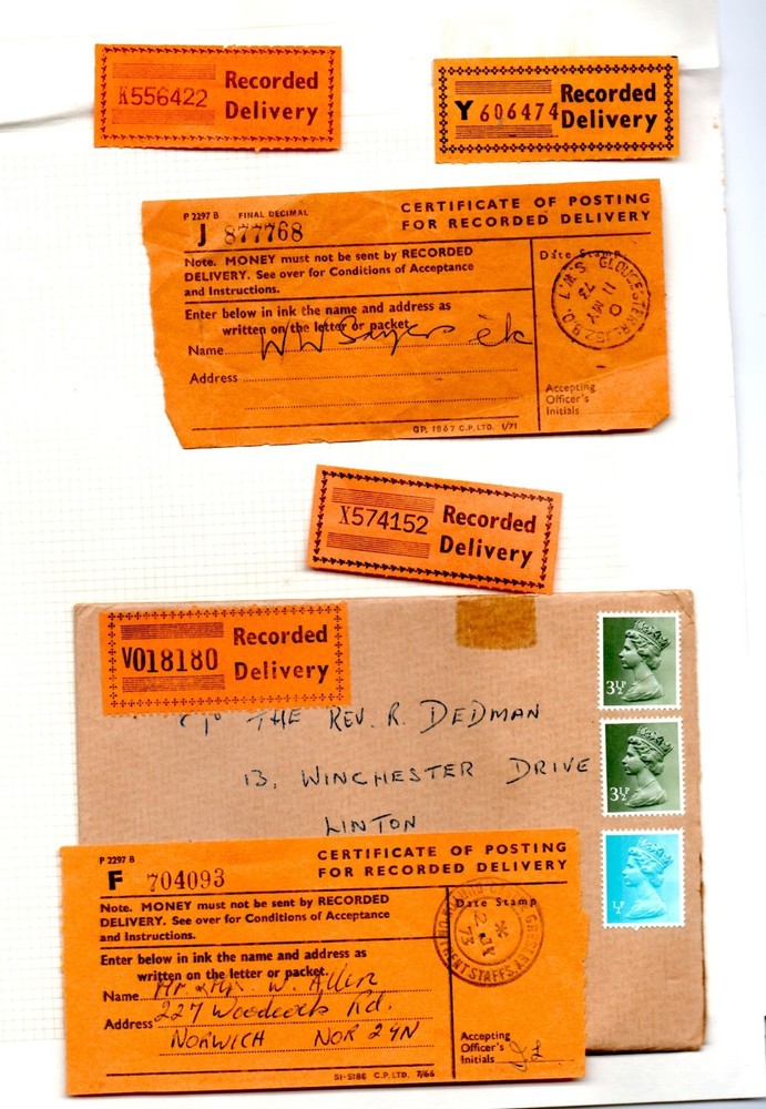 Recorded Delivery