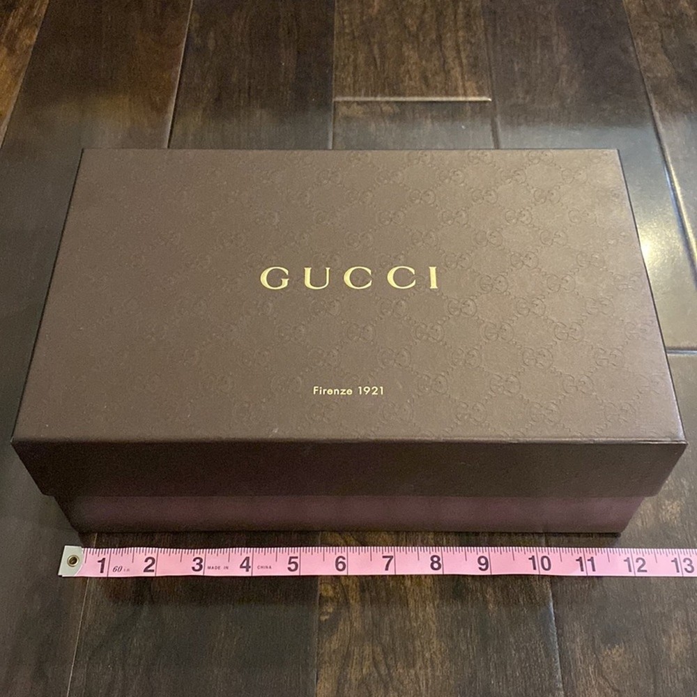 Gucci box empty authentic 12”x 7”x 4.2”
