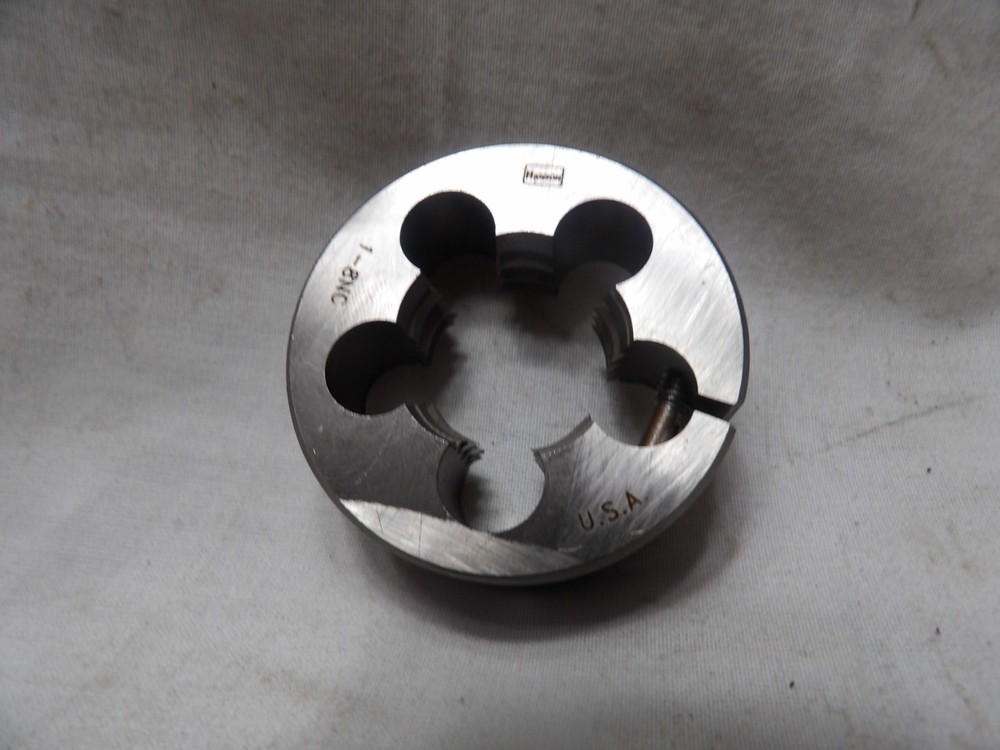 Hanson 1"-8 NC Split Die 2" Diameter - Made in the USA