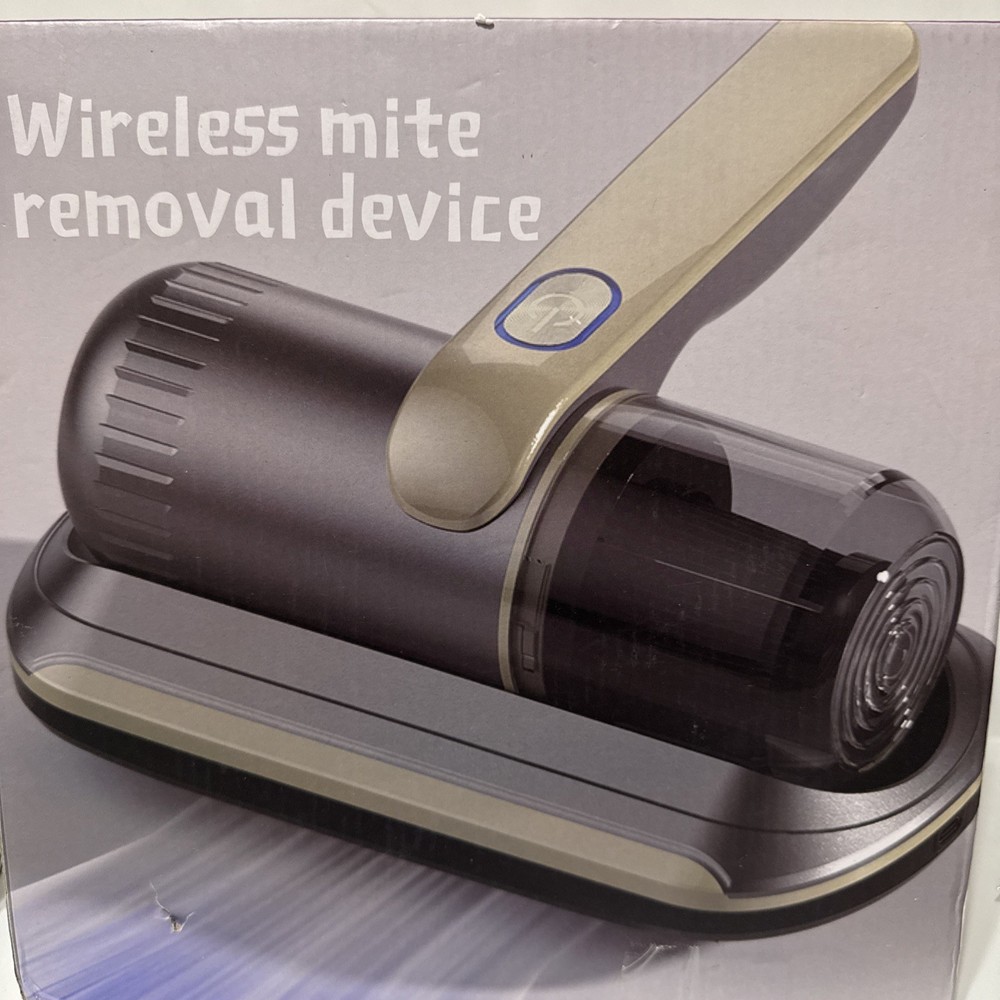 Home Mite Removal  UV Sterilization  Wireless Vacuum Open Box Check Description