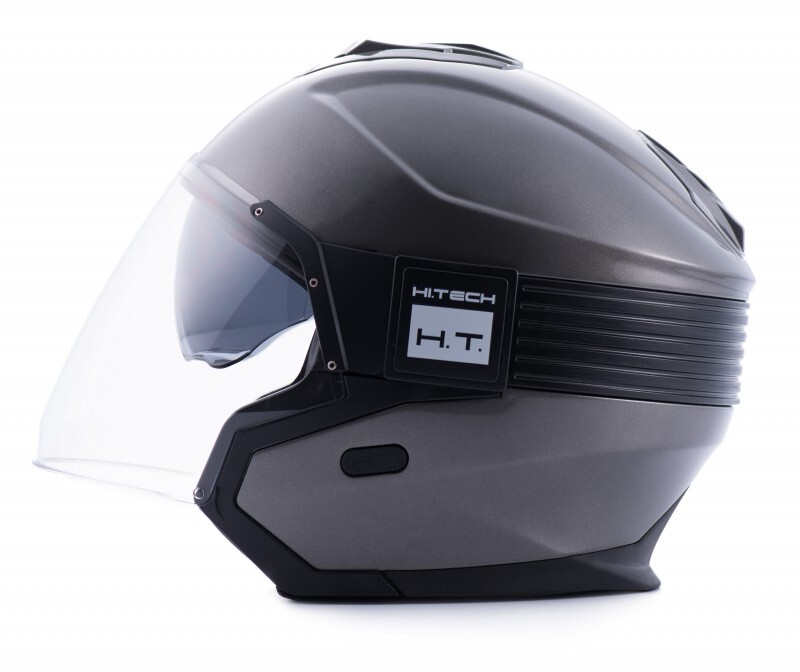 Blauer Hacker Titanium Glossy Black With Open Face S Size 560mm