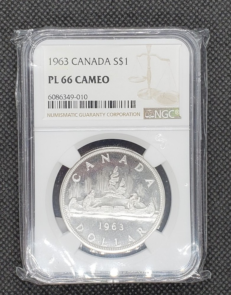 1963 Canada $1 | NGC PL66 CAMEO