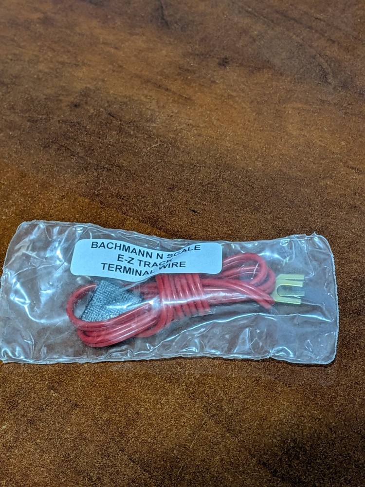Bachmann - N Scale - E-Z Track - Terminal Wire (Red) - NOS