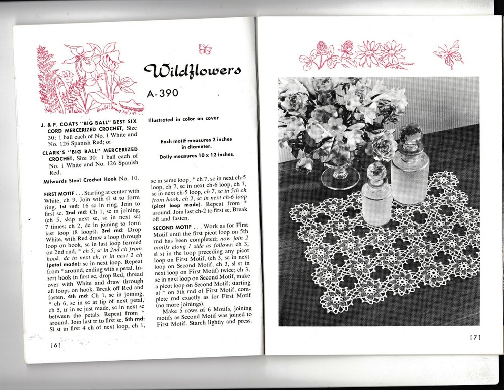 Doilies by Priscilla | Coats & Clark #136