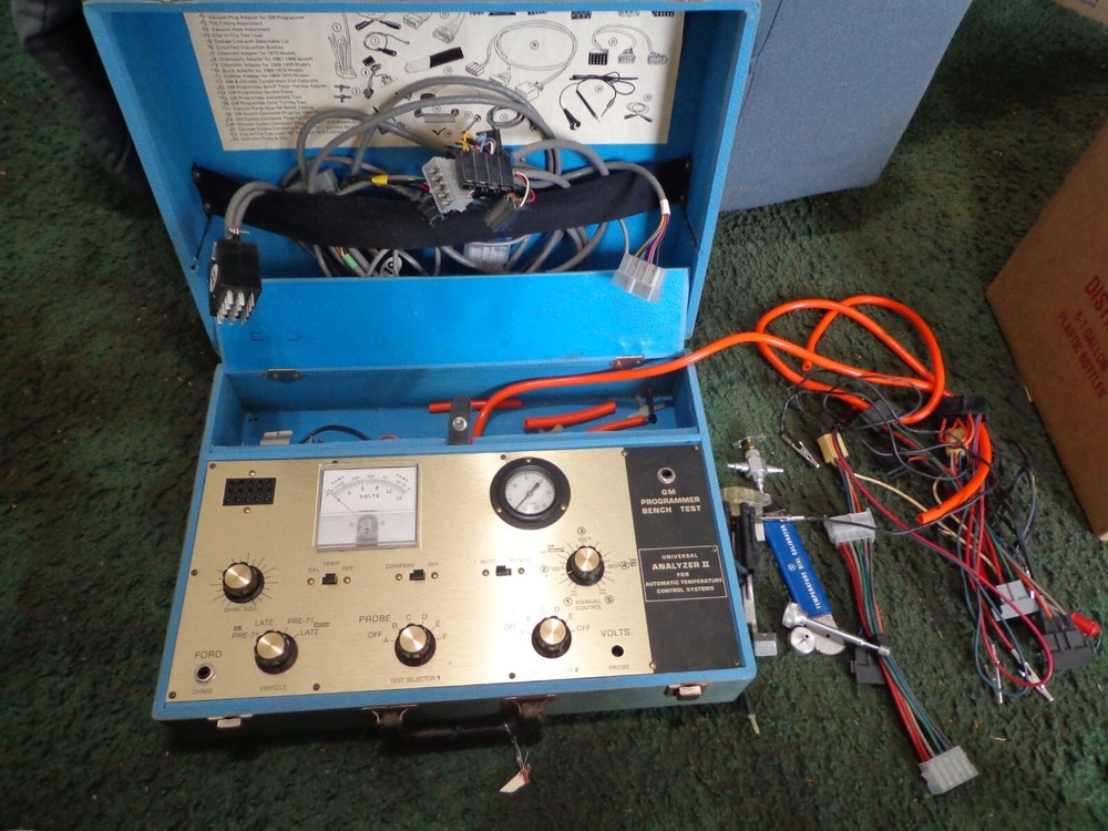 Vintage GM ANALYZER II Programmer Bench Test For Automatic Temp. Control Systems