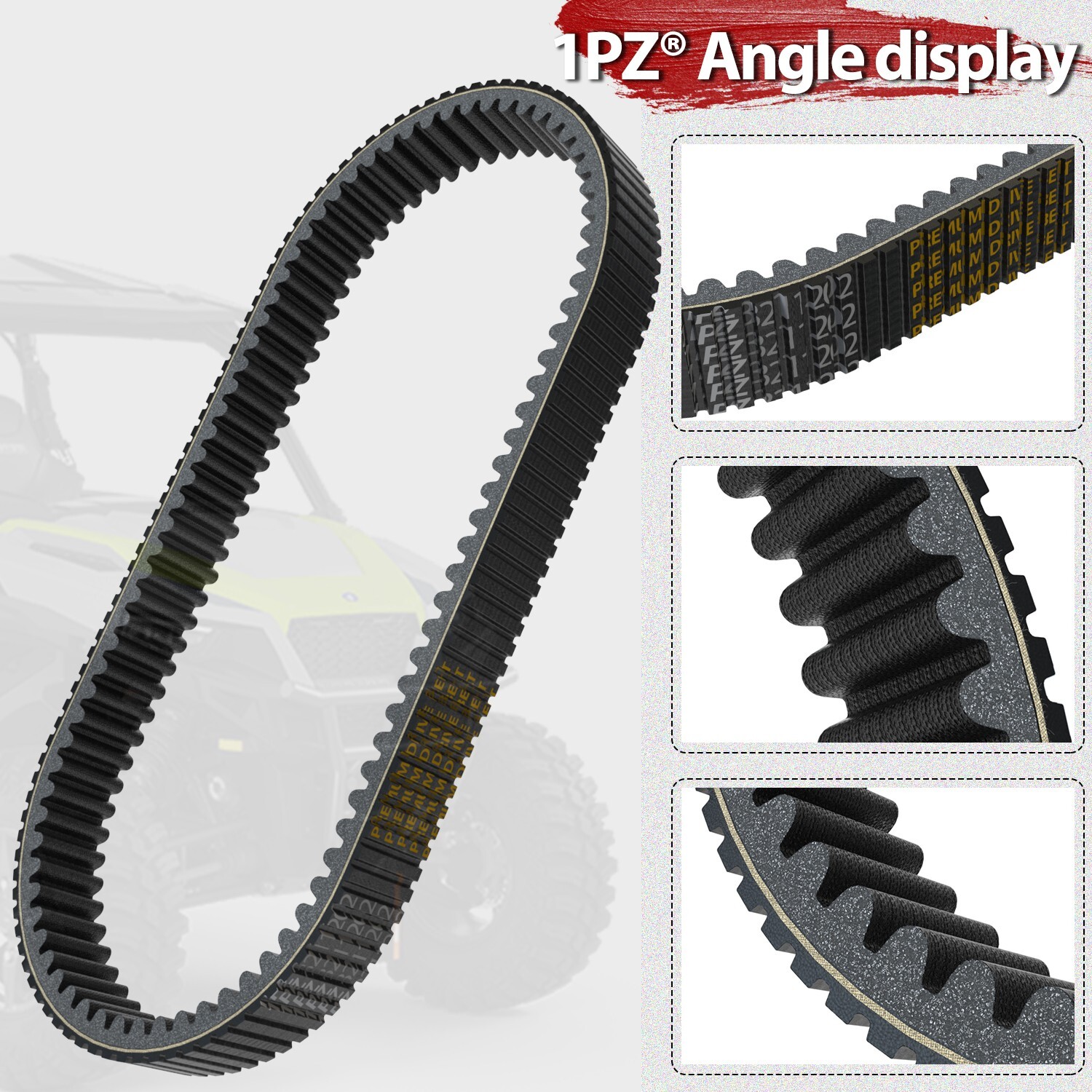 Drive Belt for OEM 3211186 POLARIS RANGER XP 1000 Pro XD RZR XP TURBO 2016-2024